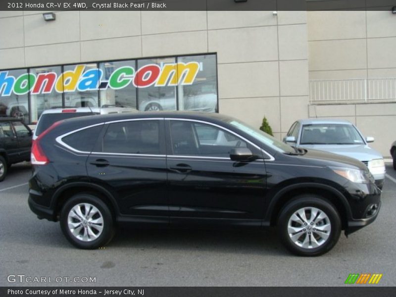 Crystal Black Pearl / Black 2012 Honda CR-V EX 4WD