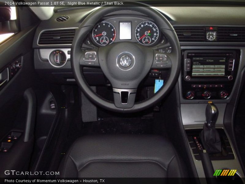 Night Blue Metallic / Titan Black 2014 Volkswagen Passat 1.8T SE