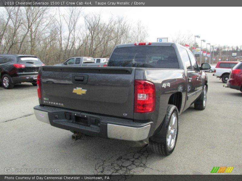 Taupe Gray Metallic / Ebony 2010 Chevrolet Silverado 1500 LT Crew Cab 4x4
