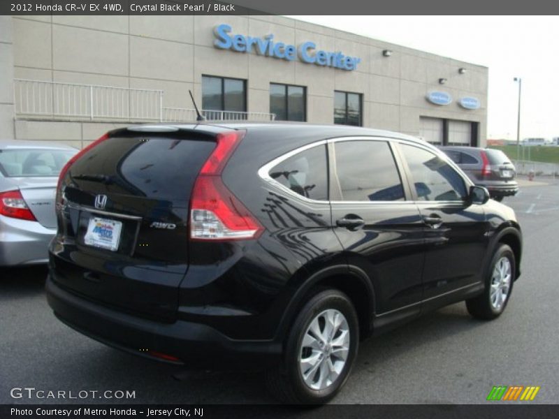 Crystal Black Pearl / Black 2012 Honda CR-V EX 4WD