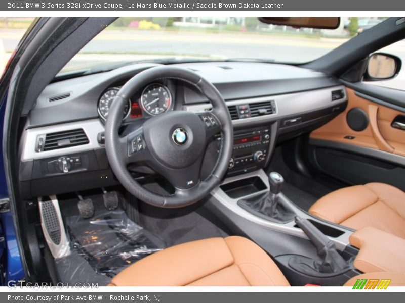 Le Mans Blue Metallic / Saddle Brown Dakota Leather 2011 BMW 3 Series 328i xDrive Coupe