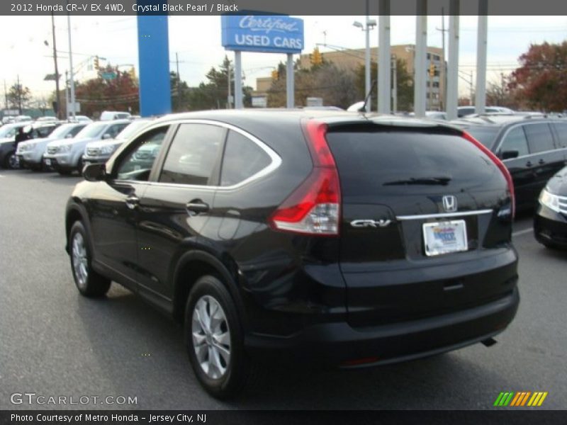 Crystal Black Pearl / Black 2012 Honda CR-V EX 4WD