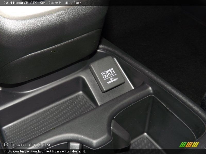 Kona Coffee Metallic / Black 2014 Honda CR-V EX