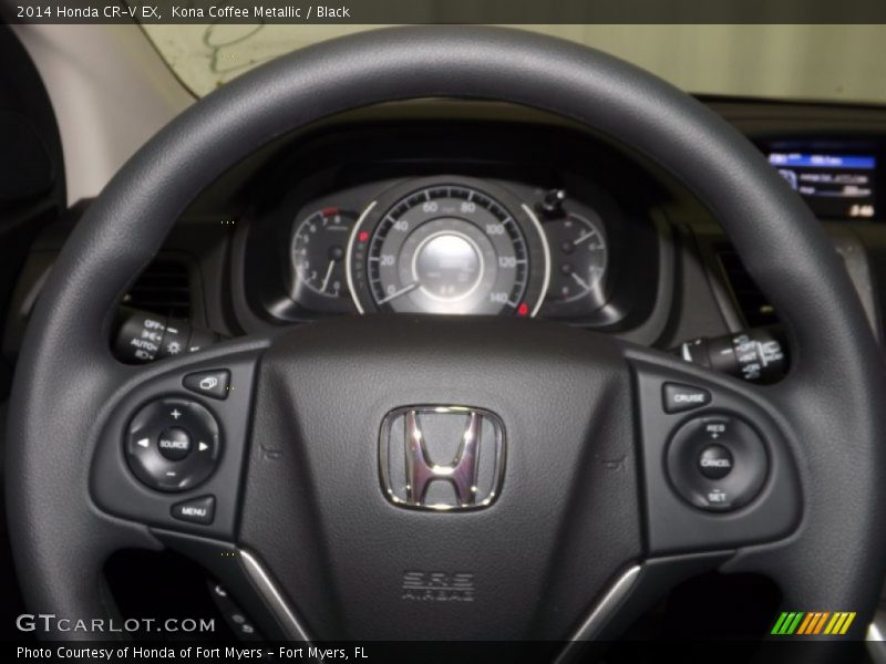 Kona Coffee Metallic / Black 2014 Honda CR-V EX