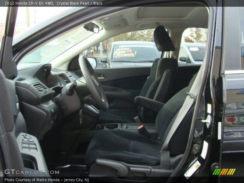 Crystal Black Pearl / Black 2012 Honda CR-V EX 4WD