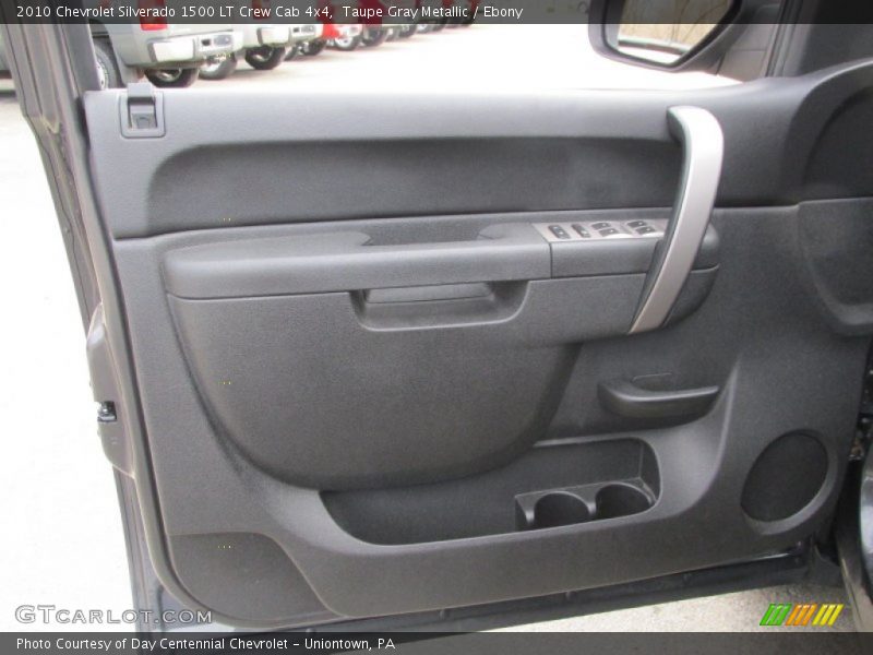 Taupe Gray Metallic / Ebony 2010 Chevrolet Silverado 1500 LT Crew Cab 4x4