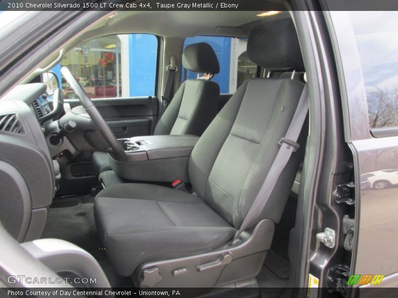 Taupe Gray Metallic / Ebony 2010 Chevrolet Silverado 1500 LT Crew Cab 4x4