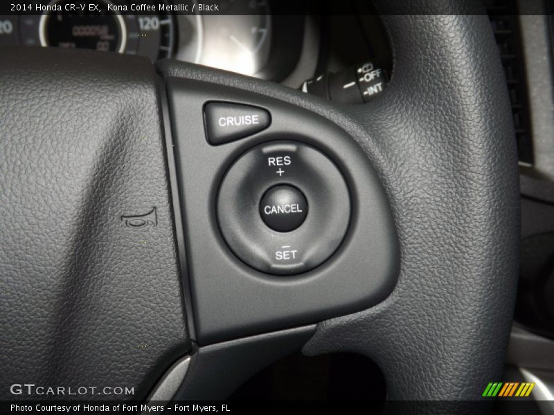 Kona Coffee Metallic / Black 2014 Honda CR-V EX