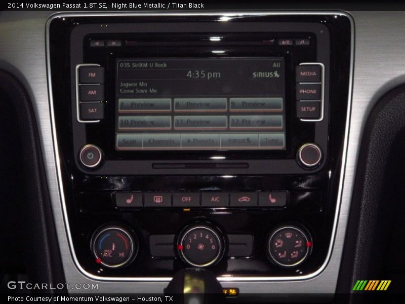 Night Blue Metallic / Titan Black 2014 Volkswagen Passat 1.8T SE
