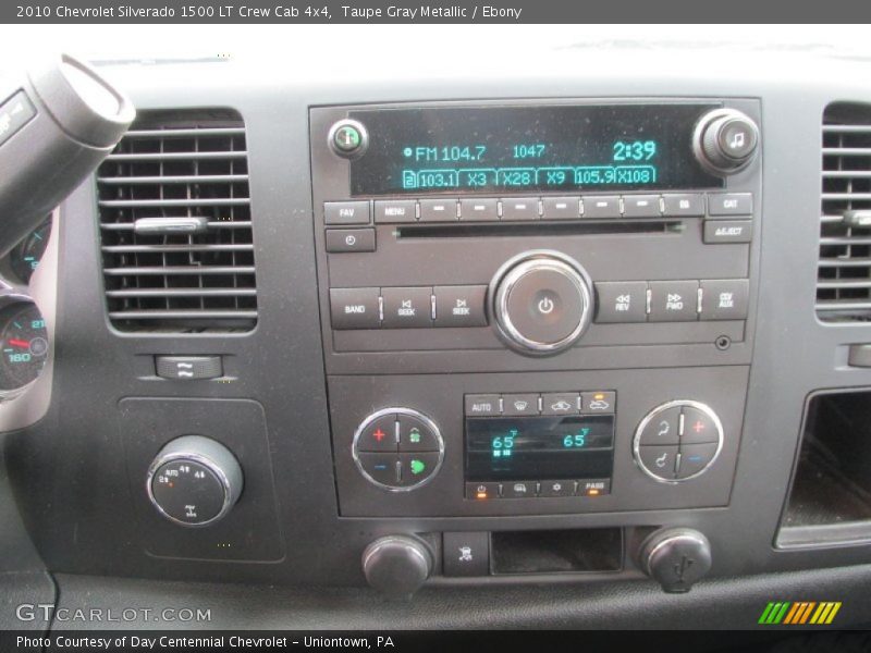 Taupe Gray Metallic / Ebony 2010 Chevrolet Silverado 1500 LT Crew Cab 4x4