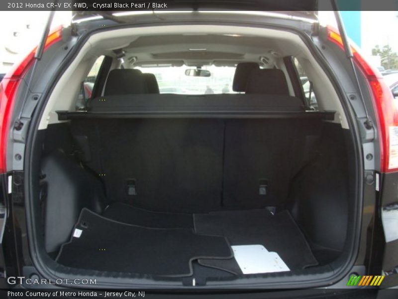 Crystal Black Pearl / Black 2012 Honda CR-V EX 4WD