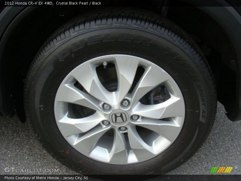Crystal Black Pearl / Black 2012 Honda CR-V EX 4WD