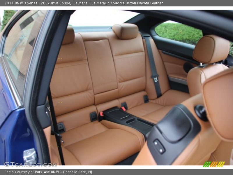 Rear Seat of 2011 3 Series 328i xDrive Coupe