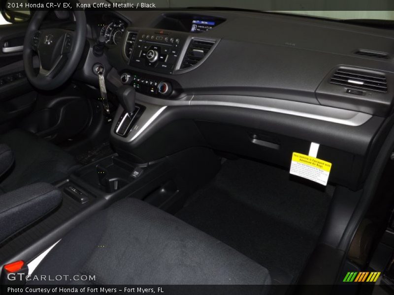 Kona Coffee Metallic / Black 2014 Honda CR-V EX
