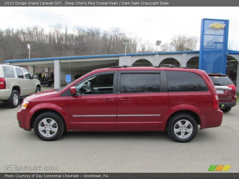 Deep Cherry Red Crystal Pearl / Dark Slate Gray/Light Shale 2010 Dodge Grand Caravan SXT