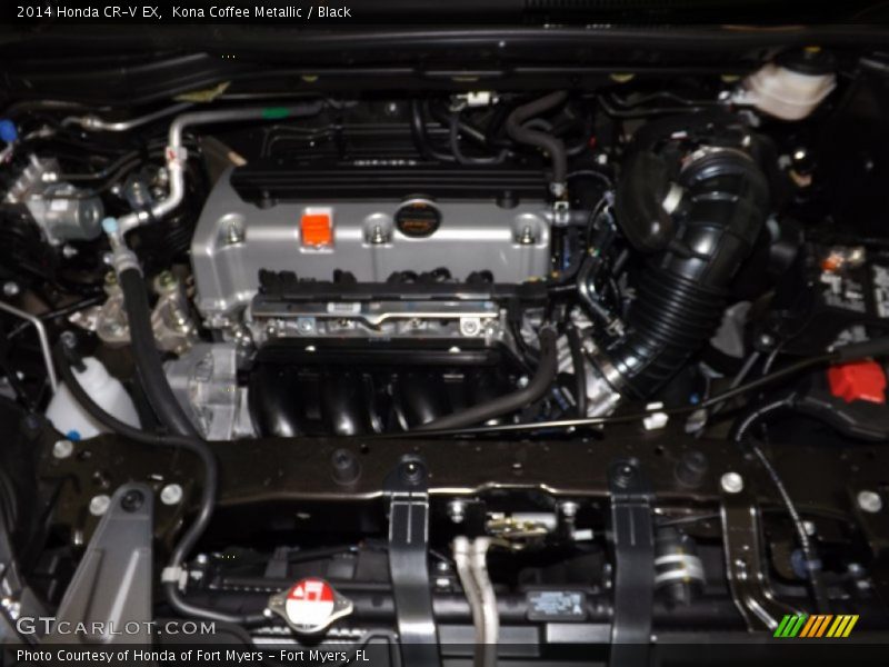 Kona Coffee Metallic / Black 2014 Honda CR-V EX