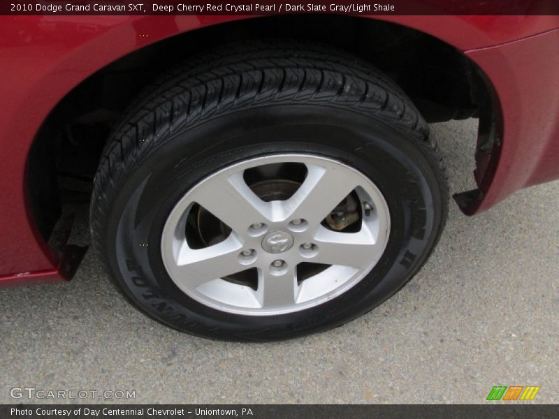 Deep Cherry Red Crystal Pearl / Dark Slate Gray/Light Shale 2010 Dodge Grand Caravan SXT
