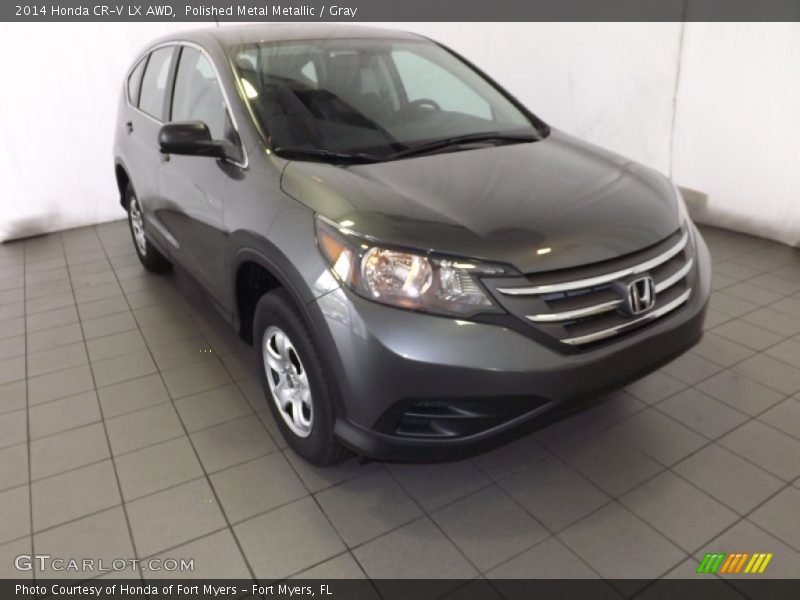 Polished Metal Metallic / Gray 2014 Honda CR-V LX AWD
