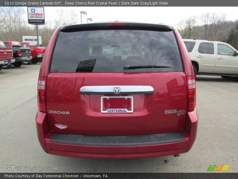 Deep Cherry Red Crystal Pearl / Dark Slate Gray/Light Shale 2010 Dodge Grand Caravan SXT