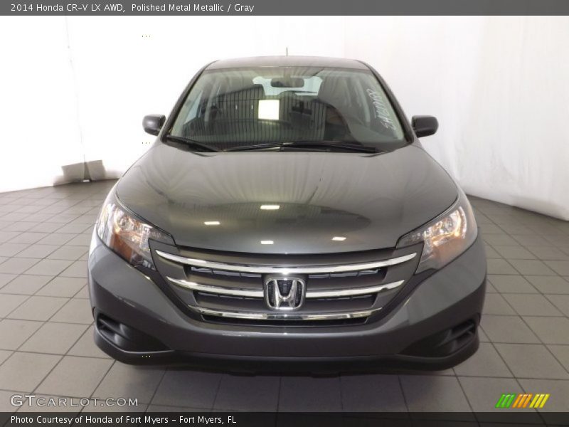 Polished Metal Metallic / Gray 2014 Honda CR-V LX AWD