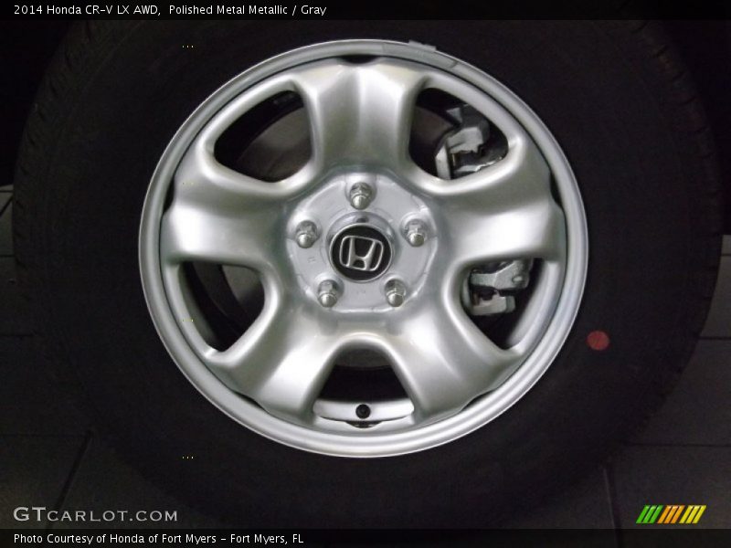 Polished Metal Metallic / Gray 2014 Honda CR-V LX AWD