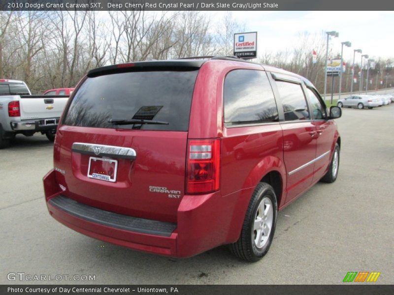 Deep Cherry Red Crystal Pearl / Dark Slate Gray/Light Shale 2010 Dodge Grand Caravan SXT