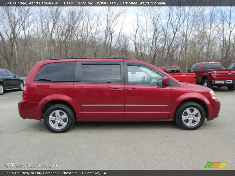 Deep Cherry Red Crystal Pearl / Dark Slate Gray/Light Shale 2010 Dodge Grand Caravan SXT