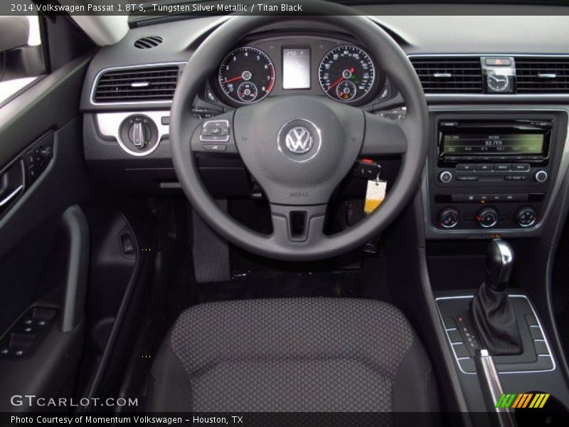 Tungsten Silver Metallic / Titan Black 2014 Volkswagen Passat 1.8T S