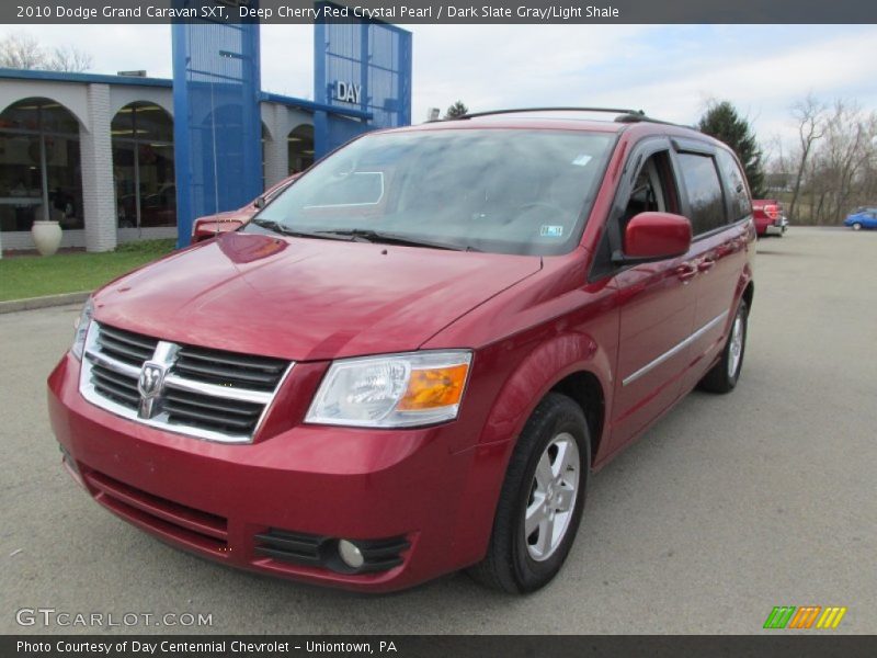 Deep Cherry Red Crystal Pearl / Dark Slate Gray/Light Shale 2010 Dodge Grand Caravan SXT
