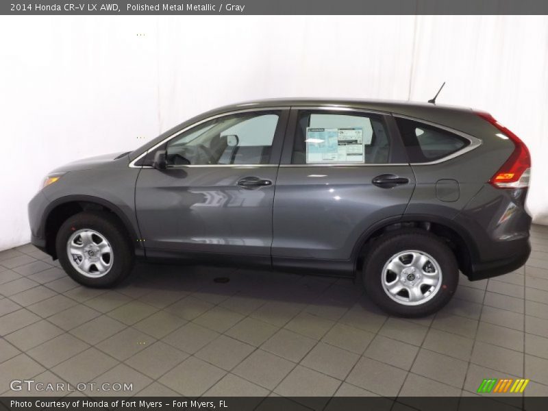 Polished Metal Metallic / Gray 2014 Honda CR-V LX AWD