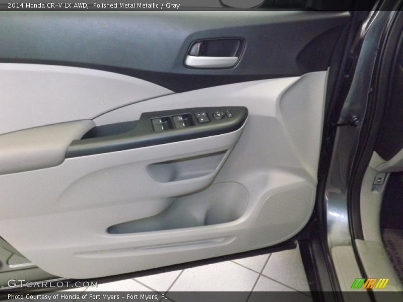 Polished Metal Metallic / Gray 2014 Honda CR-V LX AWD