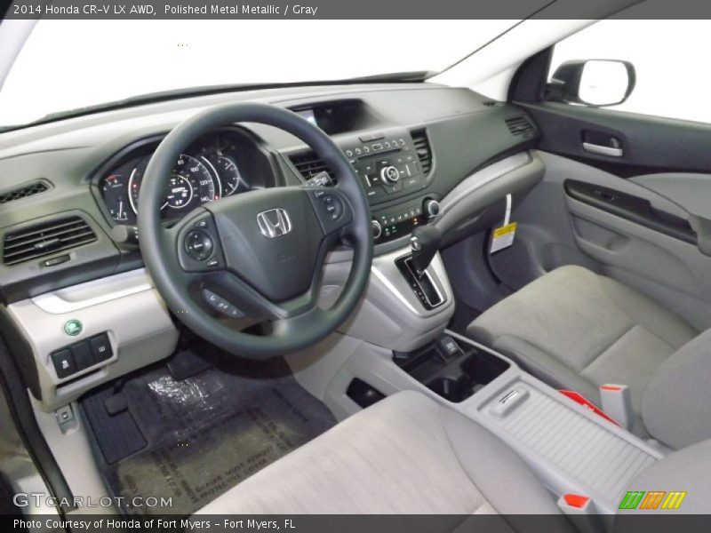 Polished Metal Metallic / Gray 2014 Honda CR-V LX AWD