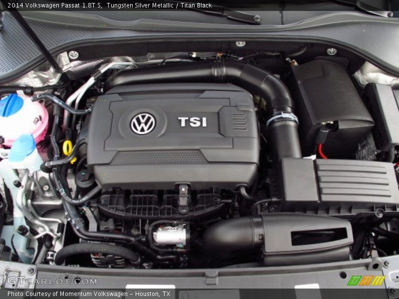 Tungsten Silver Metallic / Titan Black 2014 Volkswagen Passat 1.8T S
