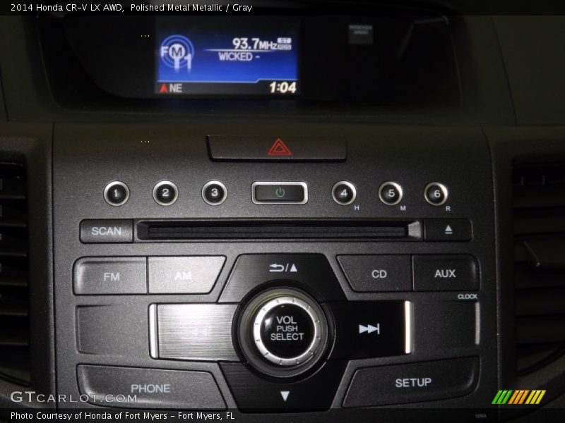 Polished Metal Metallic / Gray 2014 Honda CR-V LX AWD