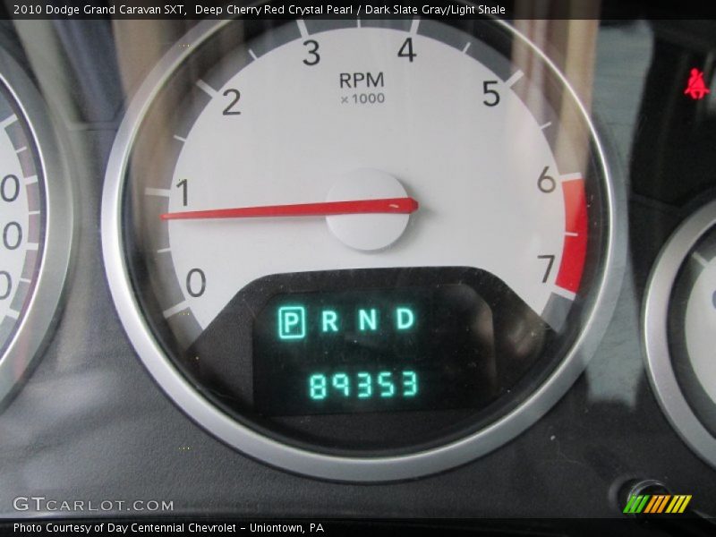 Deep Cherry Red Crystal Pearl / Dark Slate Gray/Light Shale 2010 Dodge Grand Caravan SXT