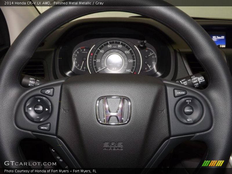 Polished Metal Metallic / Gray 2014 Honda CR-V LX AWD