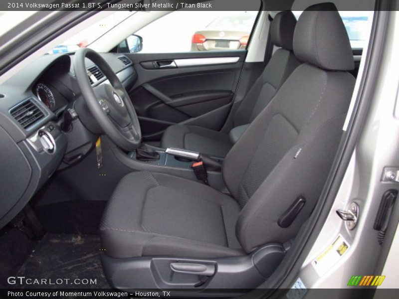 Front Seat of 2014 Passat 1.8T S