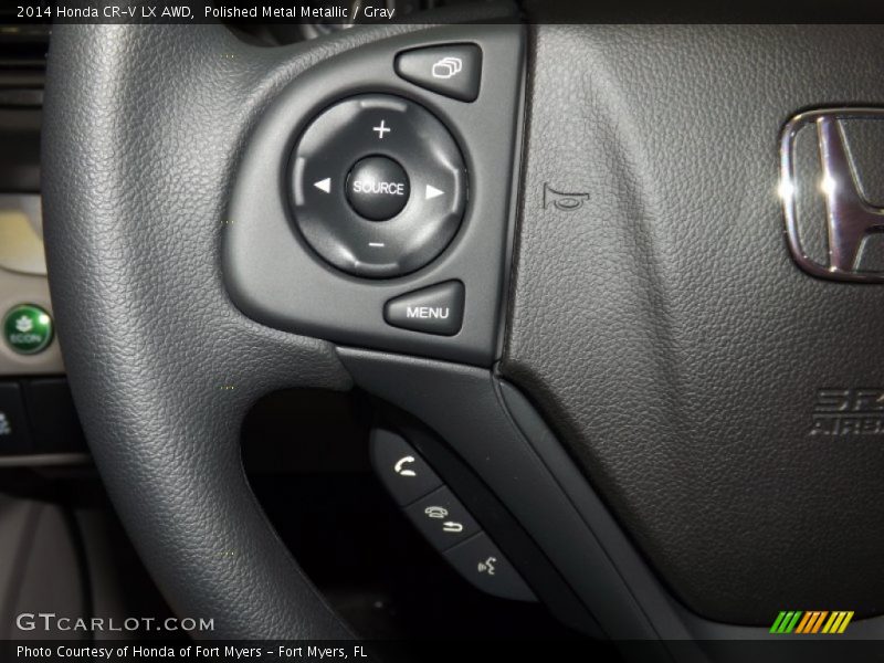 Polished Metal Metallic / Gray 2014 Honda CR-V LX AWD