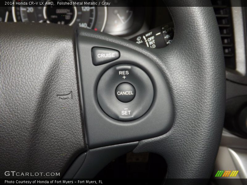 Polished Metal Metallic / Gray 2014 Honda CR-V LX AWD