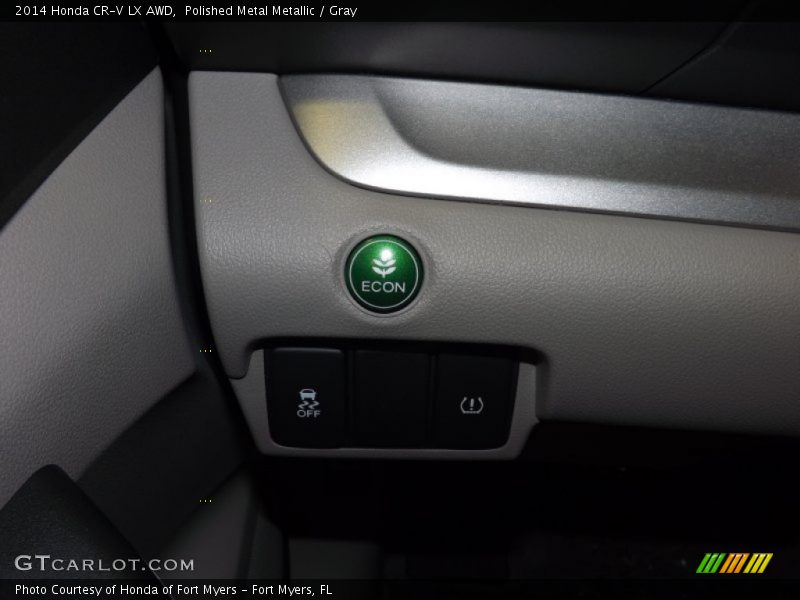 Polished Metal Metallic / Gray 2014 Honda CR-V LX AWD