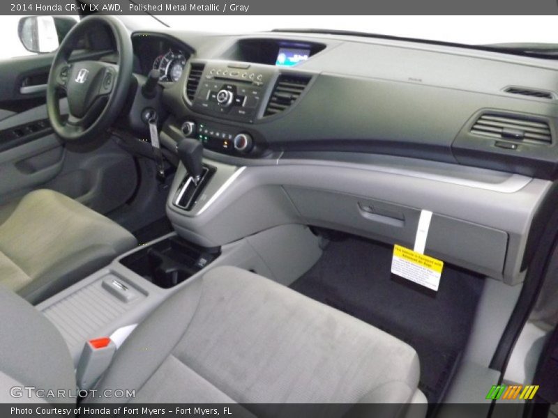 Polished Metal Metallic / Gray 2014 Honda CR-V LX AWD