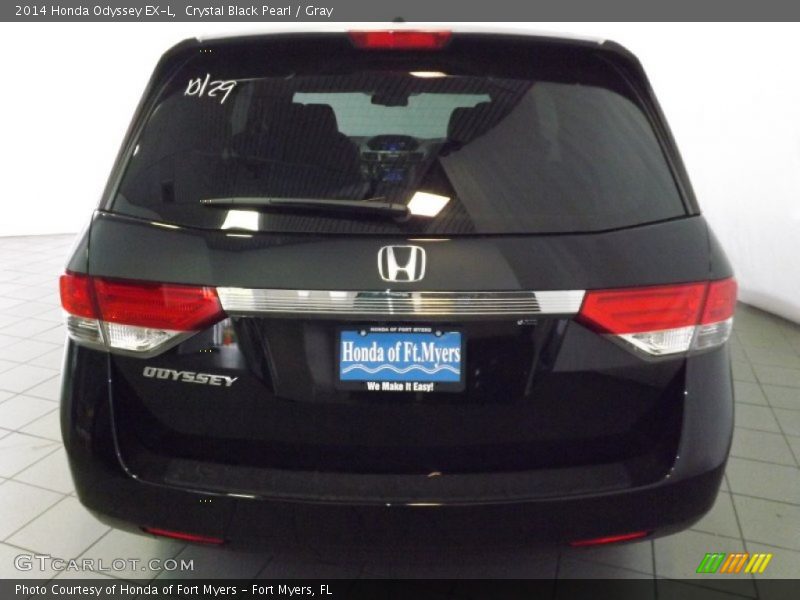 Crystal Black Pearl / Gray 2014 Honda Odyssey EX-L