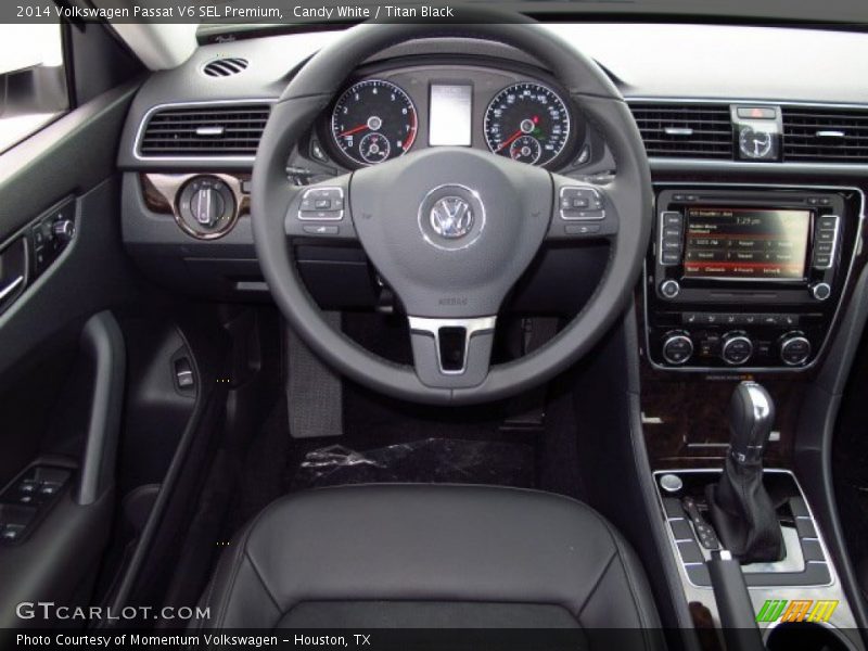 Candy White / Titan Black 2014 Volkswagen Passat V6 SEL Premium