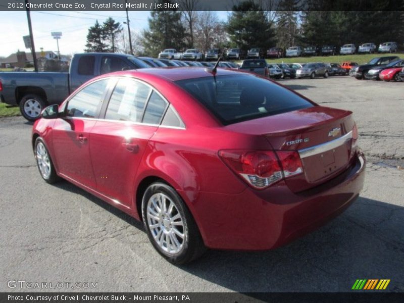 Crystal Red Metallic / Jet Black 2012 Chevrolet Cruze Eco
