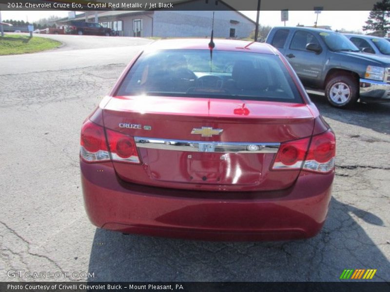 Crystal Red Metallic / Jet Black 2012 Chevrolet Cruze Eco