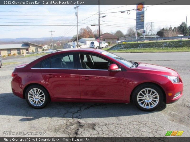 Crystal Red Metallic / Jet Black 2012 Chevrolet Cruze Eco