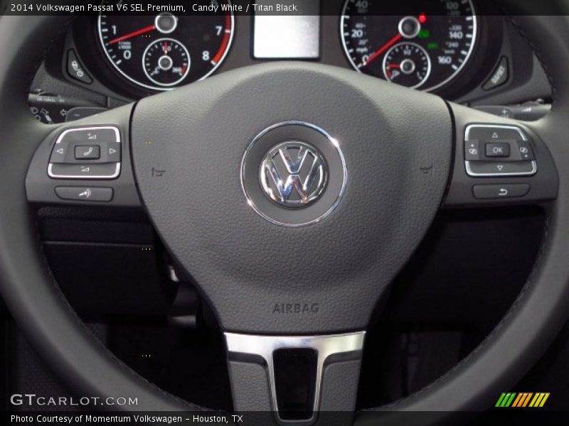 Candy White / Titan Black 2014 Volkswagen Passat V6 SEL Premium