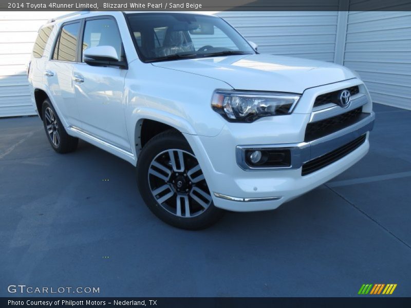 Blizzard White Pearl / Sand Beige 2014 Toyota 4Runner Limited