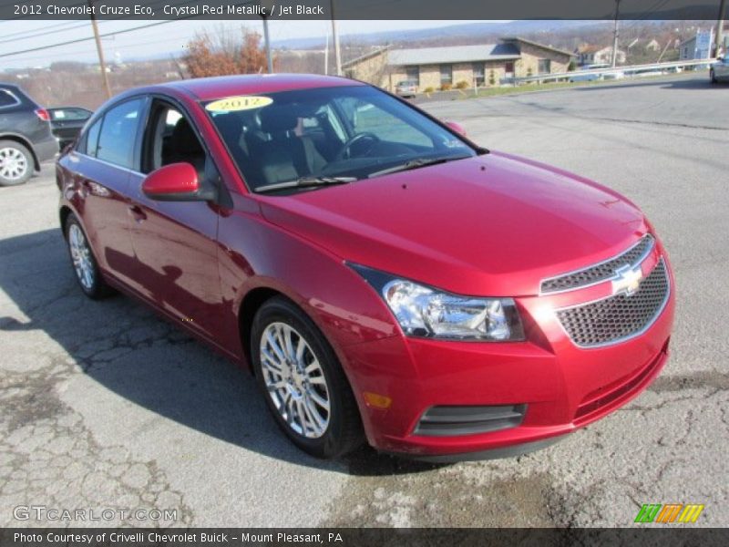 Crystal Red Metallic / Jet Black 2012 Chevrolet Cruze Eco
