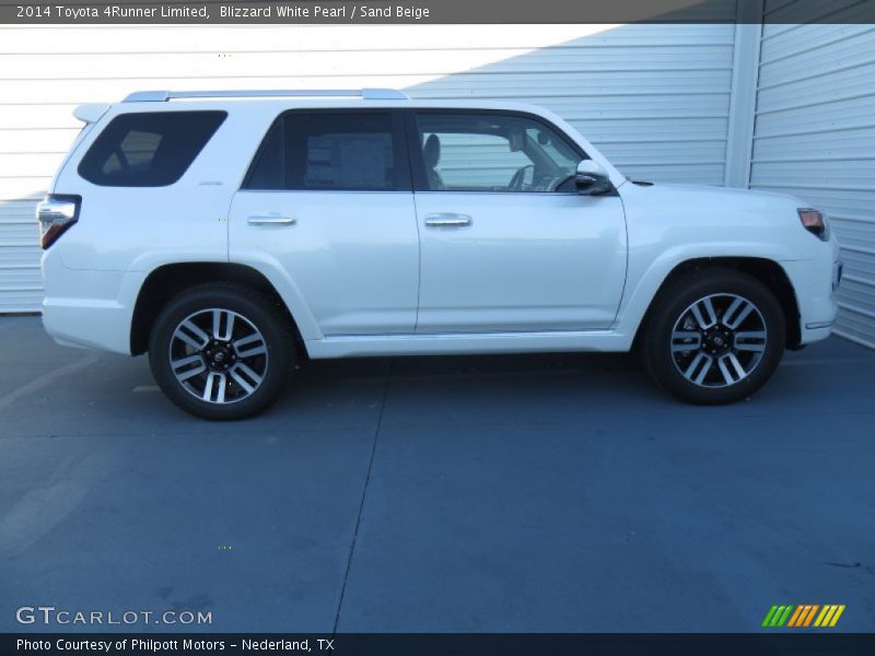 Blizzard White Pearl / Sand Beige 2014 Toyota 4Runner Limited